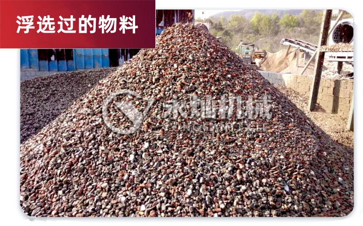 螺旋轻物质浮选机生产现场
